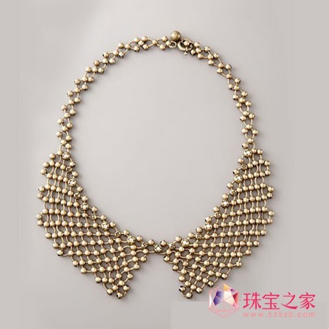 Lanvin Beaded Collar Necklace