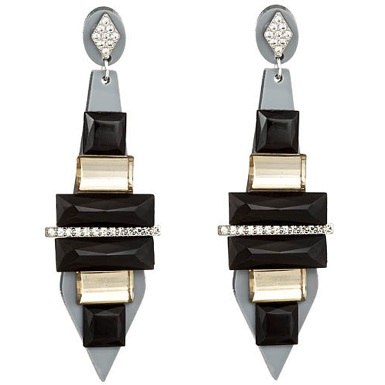 Sandy Hyun 黑色水晶耳環,$120 Sandy Hyun 黑色水晶耳環,$120