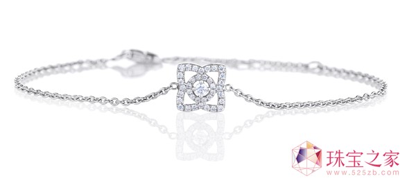 De Beers Enchanted Lotus白金鉆石手鏈