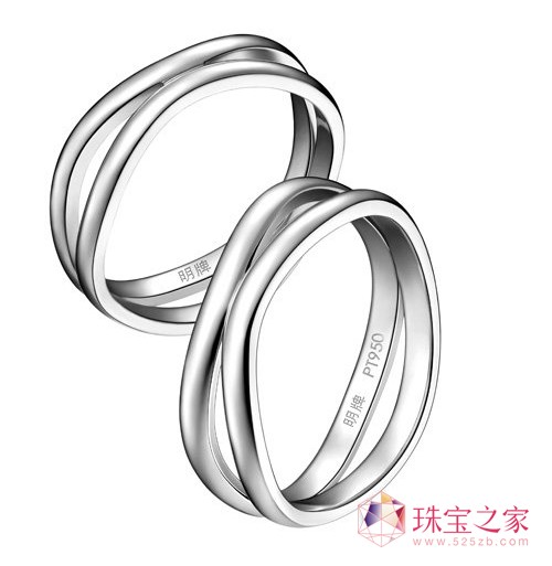 明牌珠寶 精藝 系列 鉑金婚戒