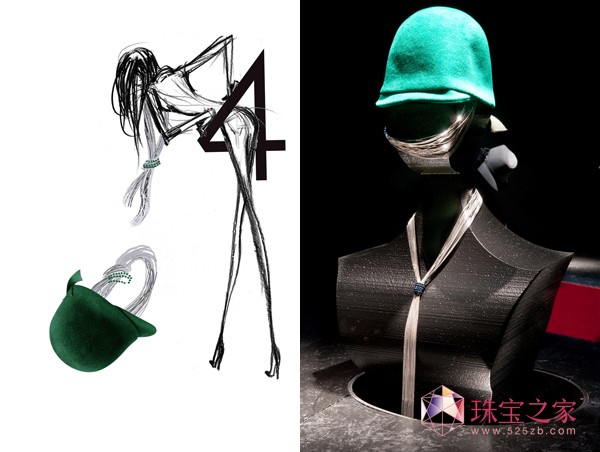Borsalino(博薩利諾)金帽子 帽子與珠寶