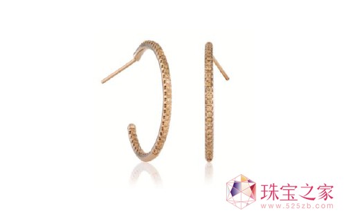 戴比爾斯鉆石珠寶(DE BEERS DIAMOND JEWELLERS)密鑲鉆石環(huán)狀耳環(huán)